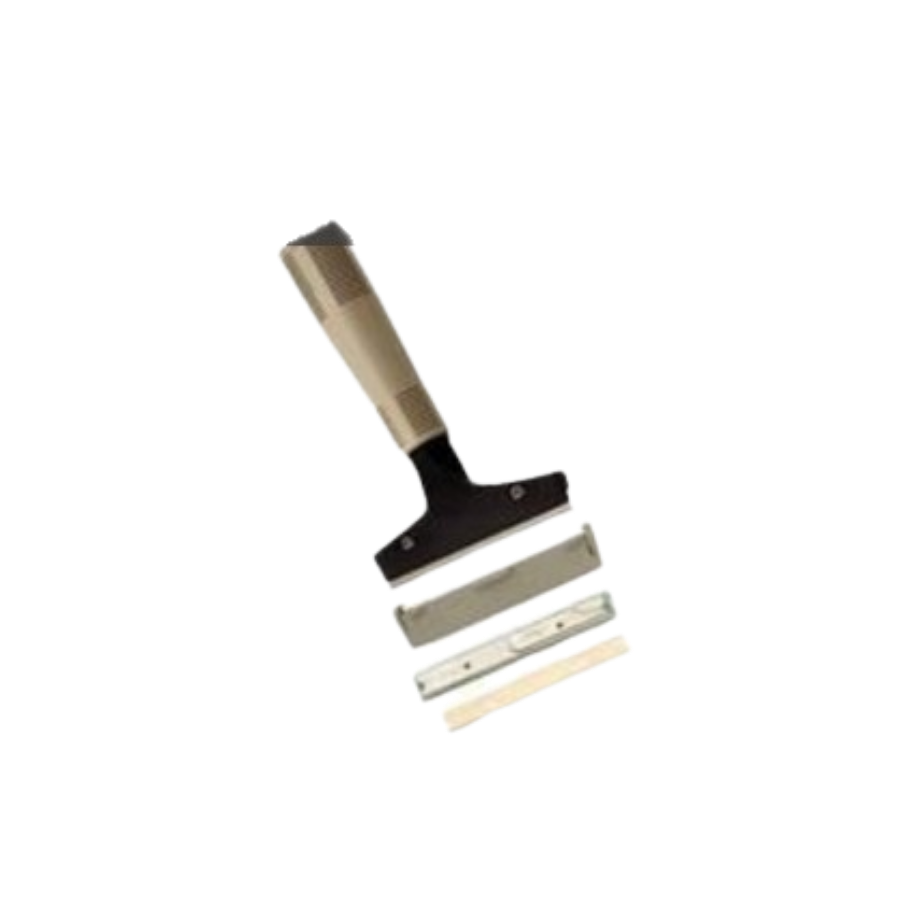 RASCASUELOS 10cm. MANO PLASTICO NEGRO PULEX UN. RASC70021