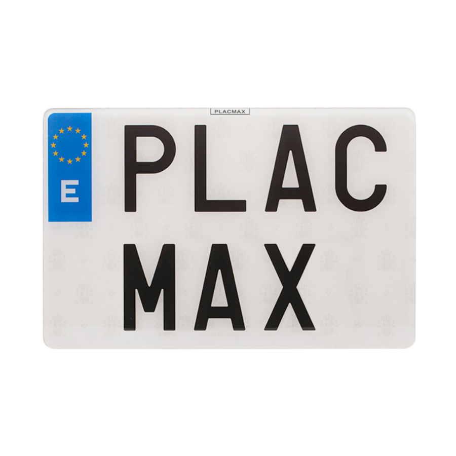 Matrícula Coche Acrílica – Cuadrada