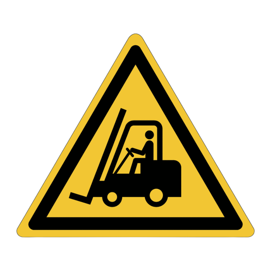 Señales y autoadhesivos EN ISO 7010 "Carretillas elevadoras y otros vehículos industriales" - W014