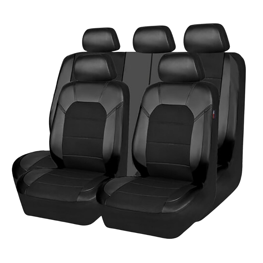 KLUFO Coche Cuero Fundas Asientos para Toyota Hilux (AN120/AN130) 8.Gen