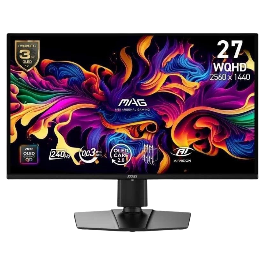 Monitor MSI MAG 274QP QD-OLED X24 27" WQHD 240Hz QD-OLED 0,03ms Flat Adaptive-Sync HDR