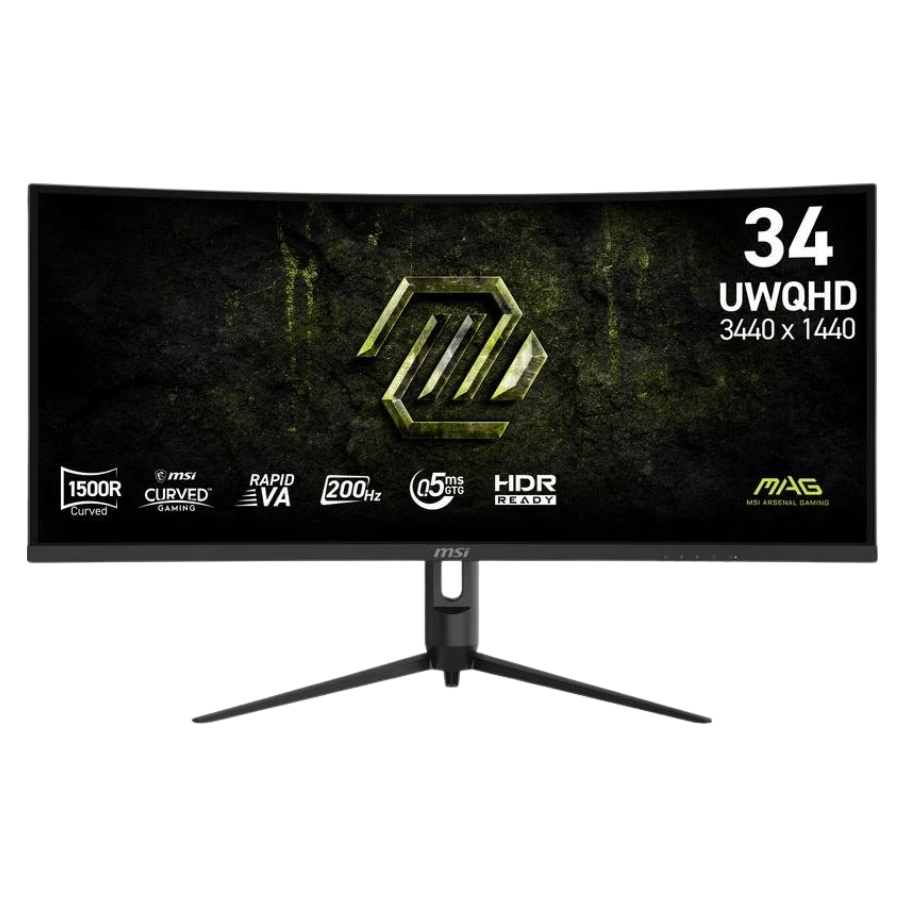 Monitor MSI MAG 342CQRF E20 34" UltraWide Quad HD 200Hz VA Curvo 0,5ms