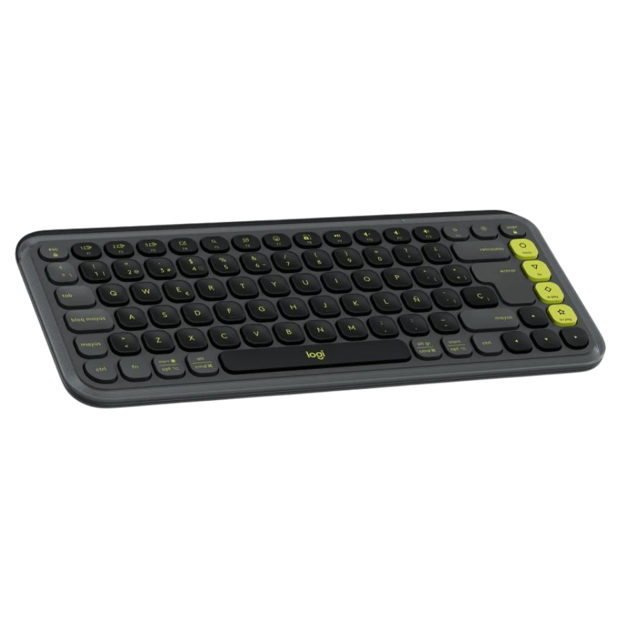 Logitech Pop Icon Keys teclado Inalámbrico Bluetooth Grafito