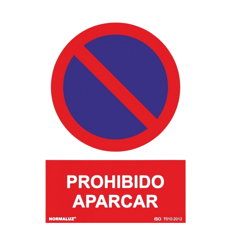 Señal PROHIBIDO APARCAR