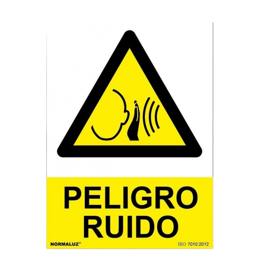 Señal Peligro Ruido 210X300mm
