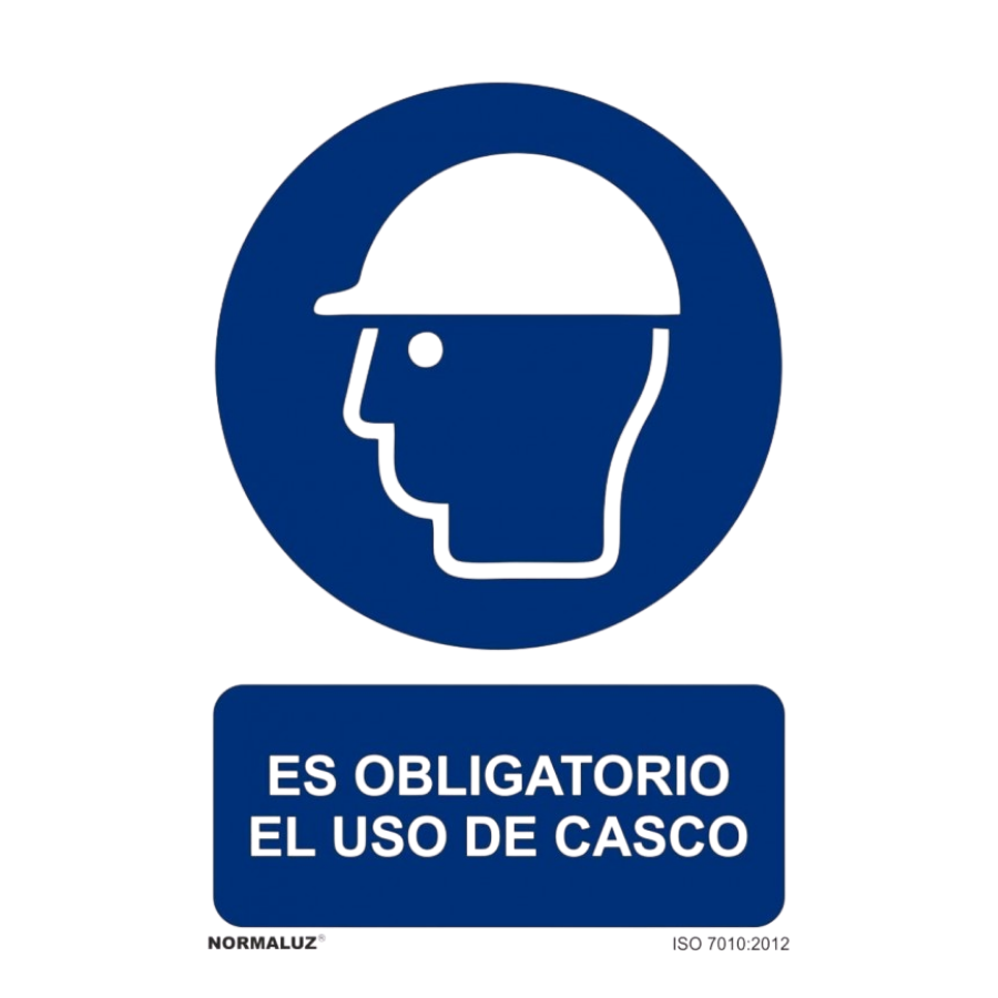 USO OBLIGATORIO DE CASCO DE SEGURIDAD