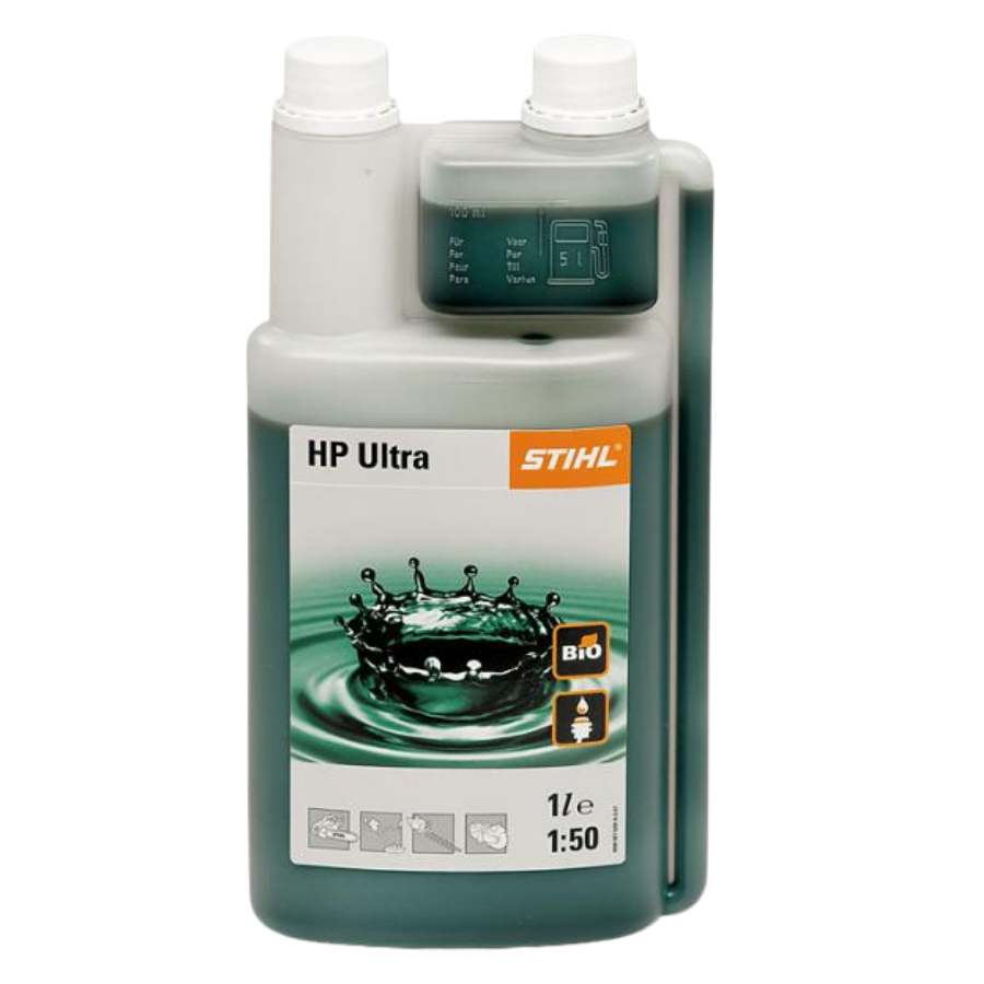 STIHL - Aceite 2T 100% sintético HP Ultra 1 L con dosificador